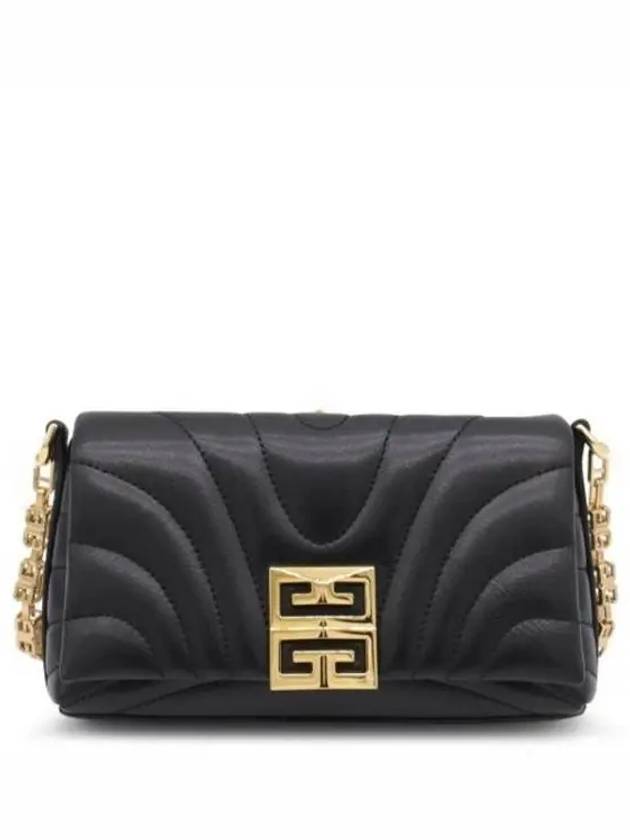 4G Mini Leather Shoulder Bag Black - GIVENCHY - BALAAN 2