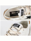 Ball Star Gold Tab Leather Low Top Sneakers White - GOLDEN GOOSE - BALAAN 5