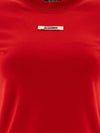 Le Gros Grain Short Sleeve T-Shirt Red - JACQUEMUS - BALAAN 4