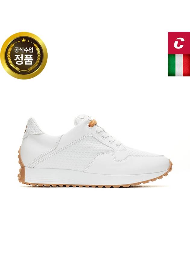 Official Italian handmade golf shoes BOREAL WHITE - DUCA DEL COSMA - BALAAN 1