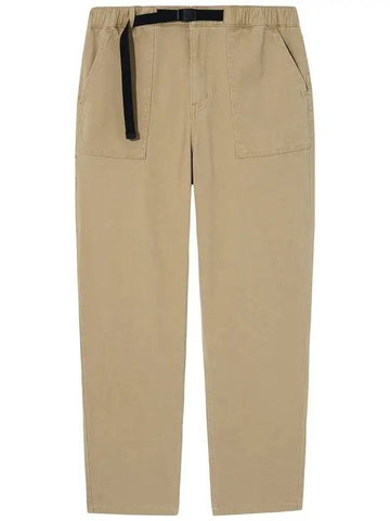 Swivel Cotton Spandex Carpenter Straight Pants Beige - SWIB - BALAAN 1