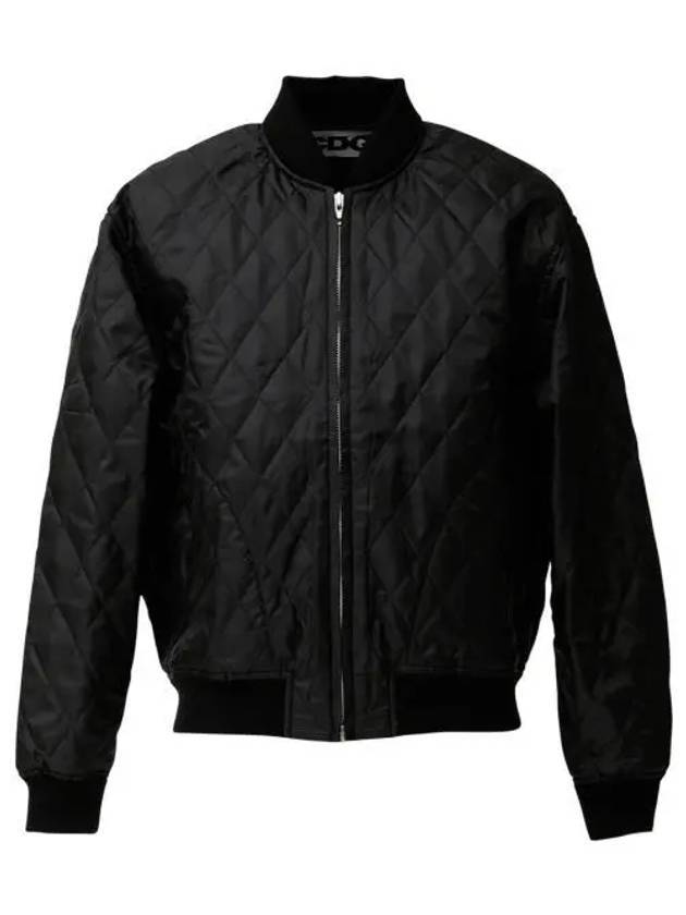 Staff Quilt Bomber Jacket Black - COMME DES GARCONS - BALAAN 1