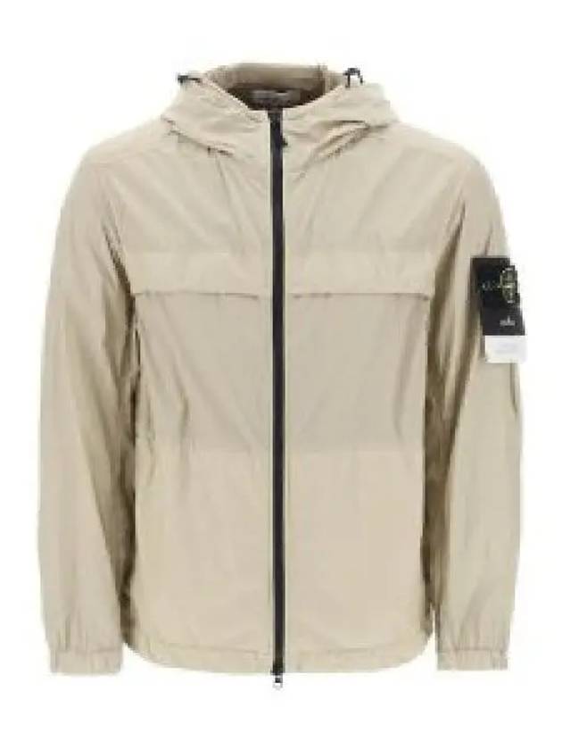 Garment Dyed Crinkle Reps R-Nylon Windbreaker Sand - STONE ISLAND - BALAAN 2