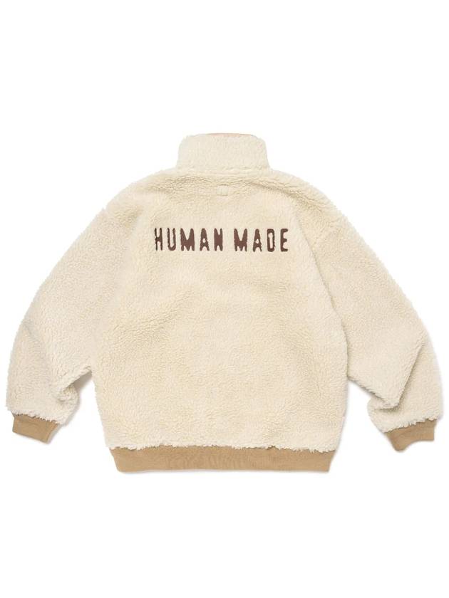 Boa Fleece White Pullover HM26JK036 - HUMAN MADE - BALAAN 2