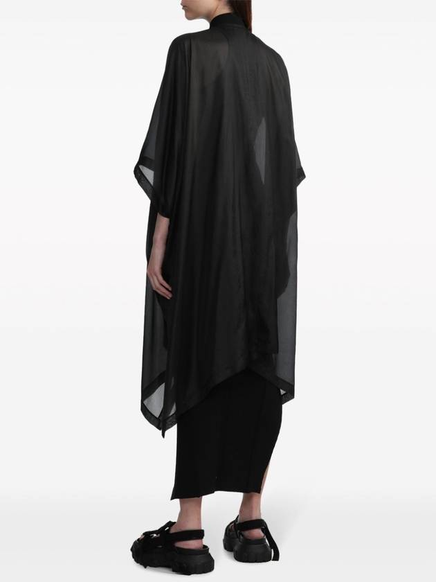 zip-front silk coat - RICK OWENS - BALAAN 3