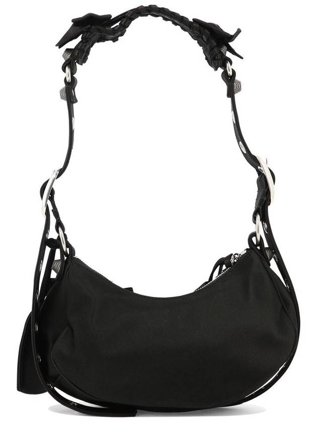 Le Cargol Fabric Shoulder Bag Black - BALENCIAGA - BALAAN 4