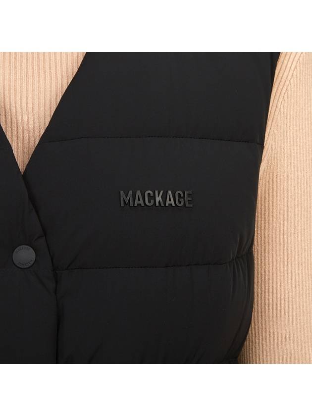 Misty City Women's Long Padded Vest MISTY CITY BLACK - MACKAGE - BALAAN 10