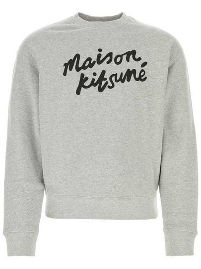 Logo Print Sweatshirt Grey - MAISON KITSUNE - BALAAN 2