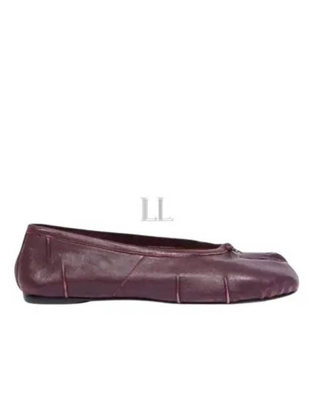 Tabi New Ballerina Flat Merlot - MAISON MARGIELA - BALAAN 2