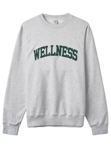 Wellness Bookle Sweatshirt Heather Gray Forest - SPORTY & RICH - BALAAN 1