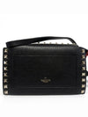 Rockstud Mini Cross Bag Black - VALENTINO - BALAAN 6