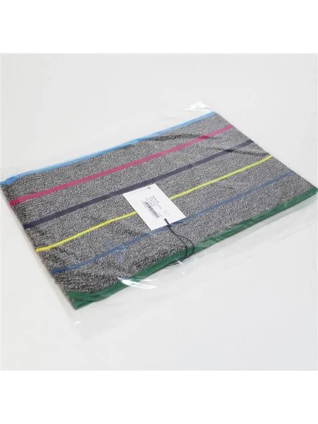 Sports Striped Wool Muffler Grey - PAUL SMITH - BALAAN 8