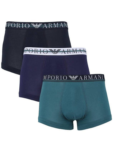 Men's Boxer Trunk Briefs 3 Pack - EMPORIO ARMANI - BALAAN 1