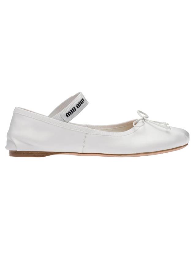 Satin Ballerinas White - MIU MIU - BALAAN 1