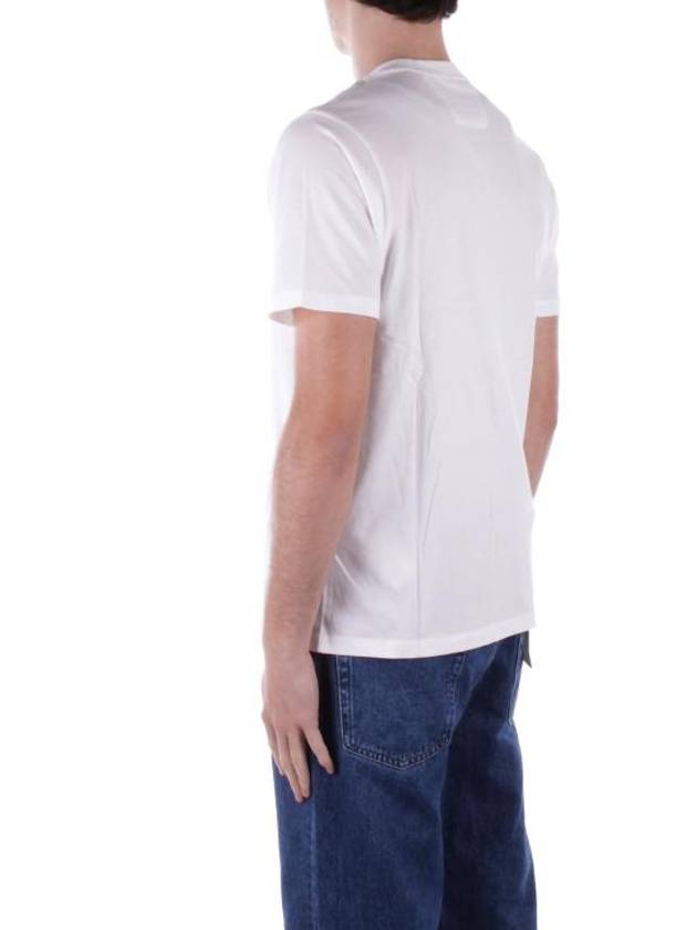 Logo Short Sleeve T-Shirt White - CP COMPANY - BALAAN 4