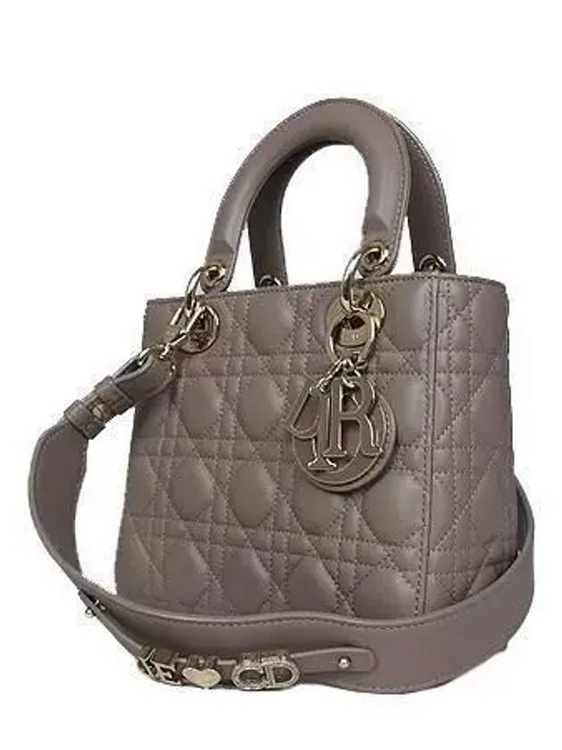 M0538 Gold Lambskin Lady ABC Small 2WAY - DIOR - BALAAN 3