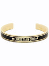 Cord Bangle Bracelet Gold Black - DIOR - BALAAN 2