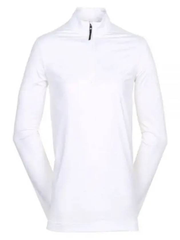 Golf Dri Fit Victory Half Zip Long Sleeve T-Shirt White - NIKE - BALAAN 2