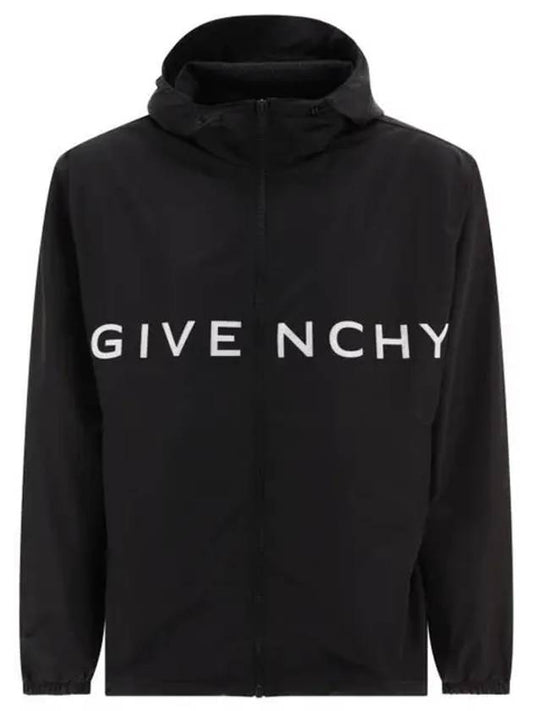 Maxi Logo Windbreaker Black - GIVENCHY - BALAAN 2