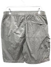 Patch Pocket Swim Shorts Silver - STONE ISLAND - BALAAN 3