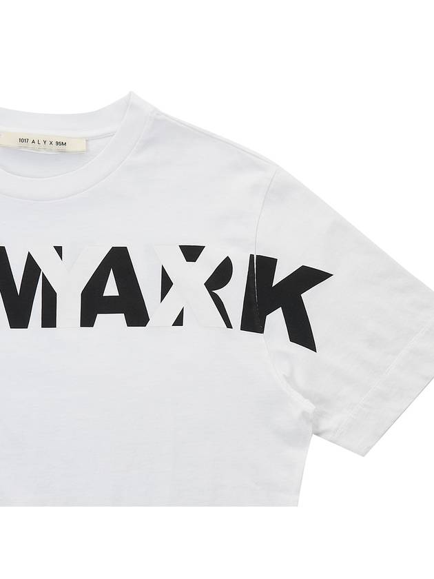 Invert Logo Short Sleeve T-shirt White - 1017 ALYX 9SM - BALAAN 5