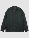 Silk Twill Shirt Black - PRADA - BALAAN 2