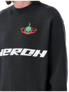 Logo Printing Sweatshirt Black Light Green - HERON PRESTON - BALAAN 4