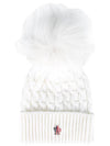 Grenoble Pom Wool Beanie 3B00008 0402A 002 - MONCLER - BALAAN 2