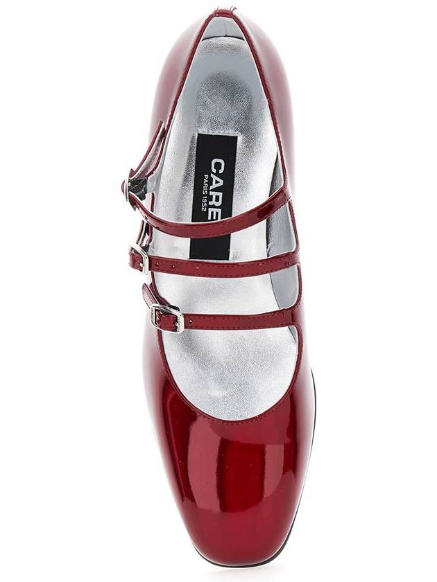 'Kira 24 Reflex' Red Pumps With Straps In Patent Leather Woman - CAREL - BALAAN 4