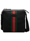 Stripe Messenger Bag Black - GUCCI - BALAAN 2