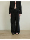 DOUBLE PLEATED WIDE PANTS_BLACK - UNMUTE - BALAAN 1