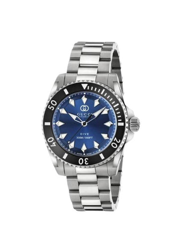 Dive Automatic Watch Blue Silver - GUCCI - BALAAN 1