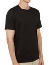 Shadow Back Graphic Print Short Sleeve T-Shirt Black - STONE ISLAND - BALAAN 5