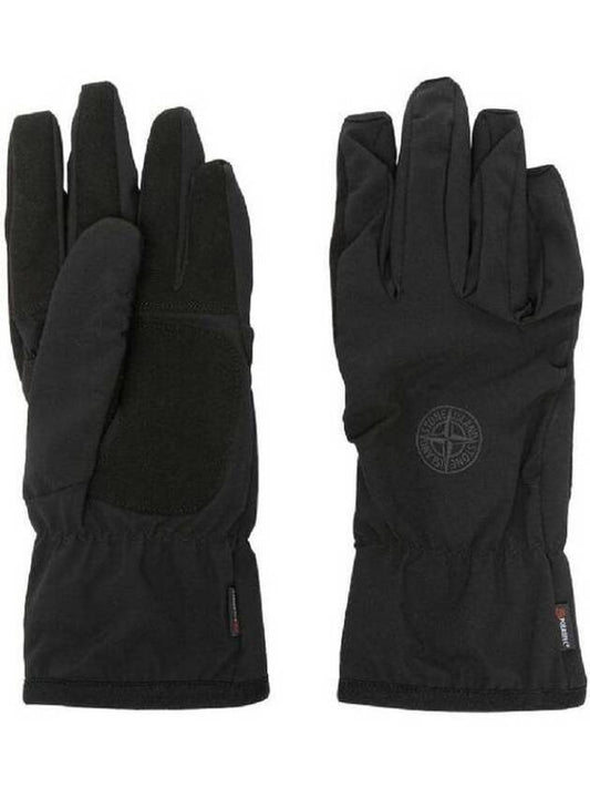 Soft Shell Redye Technology Gloves Black - STONE ISLAND - BALAAN 2