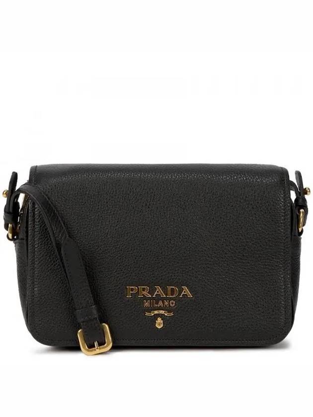 Vitello Phoenix Crossbody Bag Black - PRADA - BALAAN 2