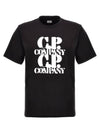 30/1 Jersey Graphic Short Sleeve T-Shirt Black - CP COMPANY - BALAAN 1