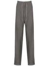 Women's Wool Pants Gray - MAISON MARGIELA - BALAAN.