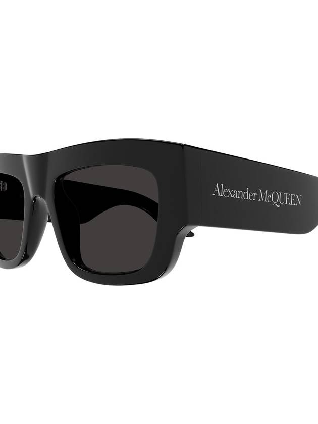 Eyewear Logo Print Square Frame Sunglasses AM0449S - ALEXANDER MCQUEEN - BALAAN 4