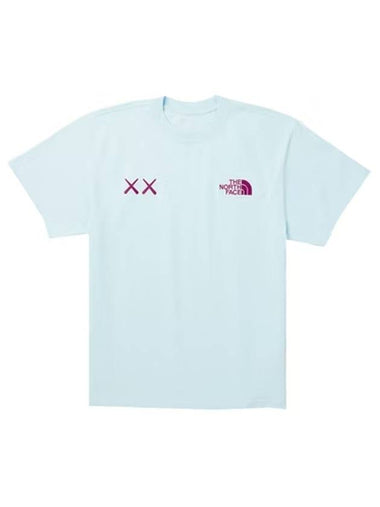 x cows short sleeve tshirt ice blue - THE NORTH FACE - BALAAN 1