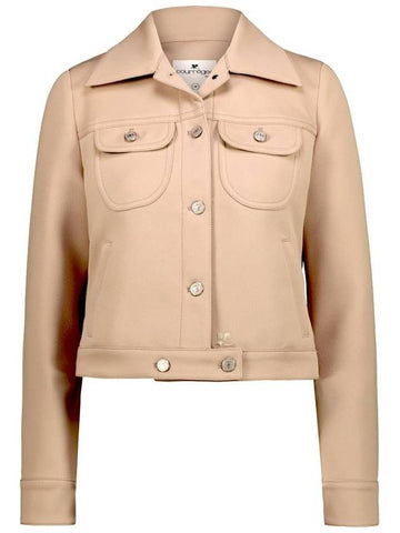 Courrèges Trucker Jacket Signature Twill Clothing - COURREGES - BALAAN 1