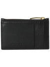 Intrecciato Zipper Card Wallet Black - BOTTEGA VENETA - BALAAN 3