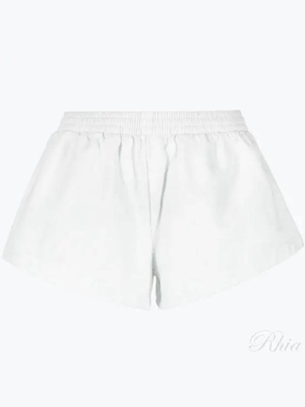 Flared Elasticated Waist Shorts Blue - BALENCIAGA - BALAAN 2