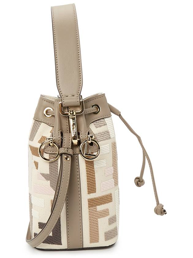 Mon Tresor Small Bucket Bag Beige - FENDI - BALAAN 4