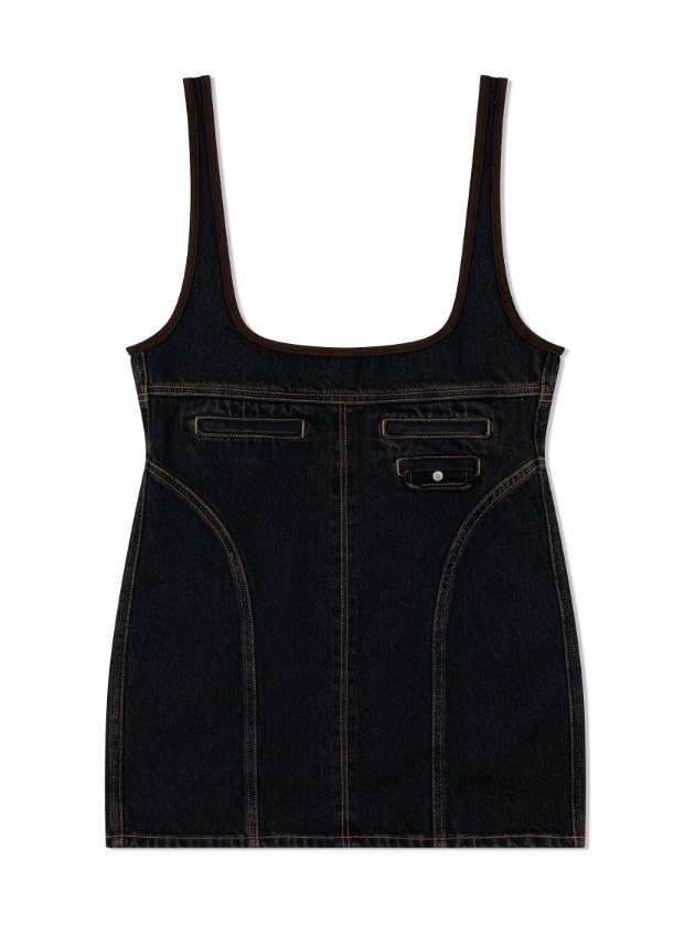 Rabbit Denim Short Dress Black - NDA - BALAAN 2