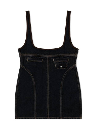 Rabbit Denim Short Dress Black - NDA - BALAAN 2