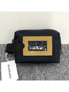 Pink Logo Label Ripstop Pouch Clutch Black C10176 900 - ACNE STUDIOS - BALAAN 2