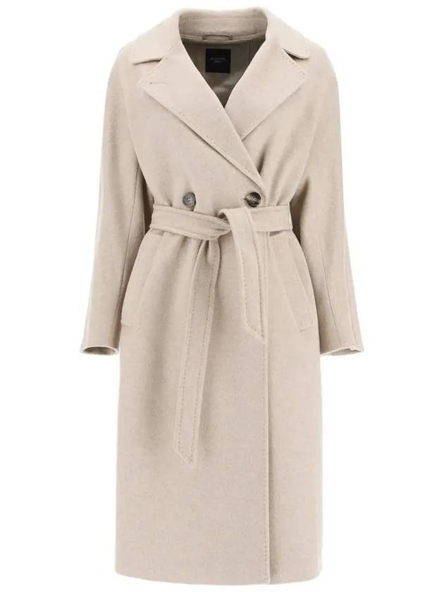 Women's Regina Resina Wool Double Coat Light Beige - MAX MARA - BALAAN 2