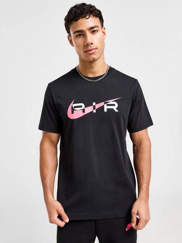 Sportswear Swoosh Air Graphic Print Short Sleeve T-Shirt Black - NIKE - BALAAN 2