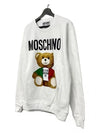 1735 2027 V1001 Sweatshirt White Moschino - MOSCHINO - BALAAN 2