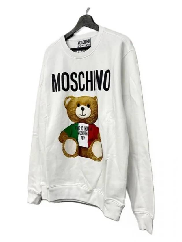 1735 2027 V1001 Sweatshirt White Moschino - MOSCHINO - BALAAN 2